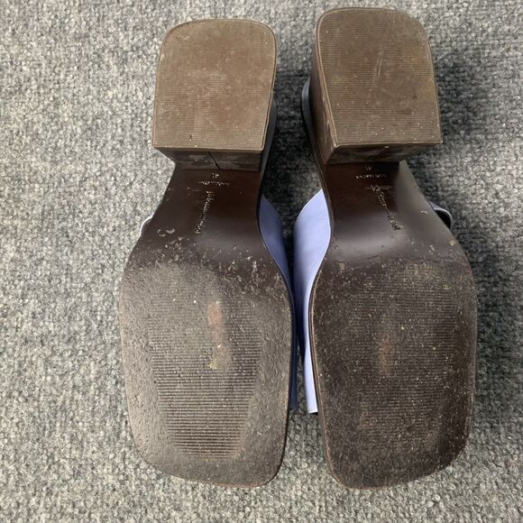 Paloma Wool Thong Sandals Moon Moon Leather Brown Blue Size 41 EU / 10.5 US - Picture 9 of 13